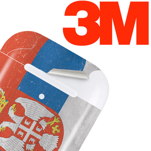 Serbia Flag Distressed Apple AirPods 2 Skin